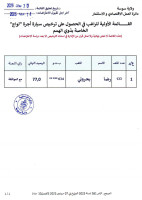 القائمة الأولية للراغبين في الحصول على ترخيص سياراة أجرة لواج لفائدة ذوي_الهمم
